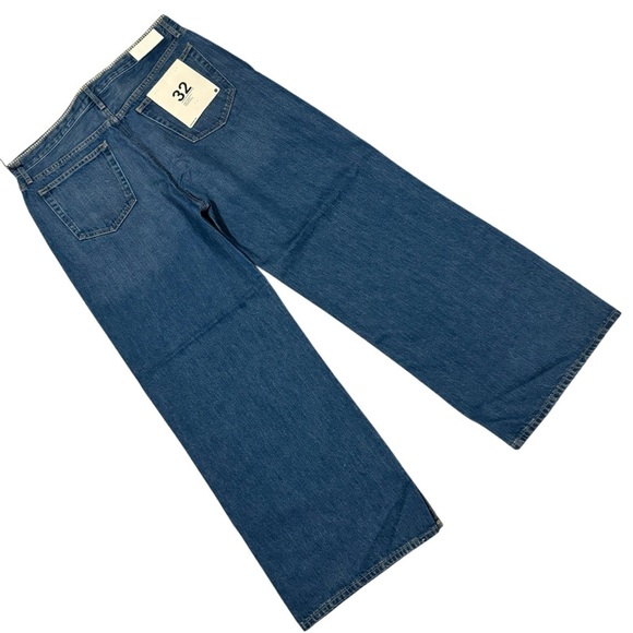 RE/DONE Crystal Bay Fade Low Rider Loose Jeans Rhinestone 32 NWT - Picture 4 of 5